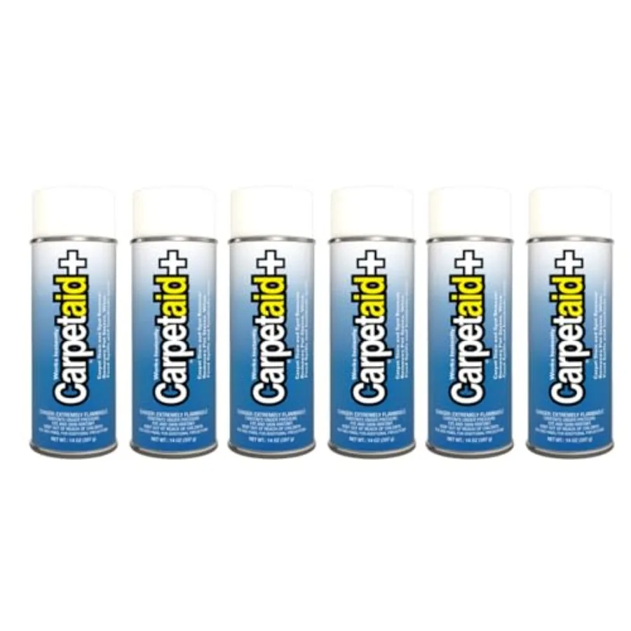 

Carpet Aid Spot and Stain Remover, pH Balanced Cleaner for Carpets, Rugs, and Upholstery Removes Oil, Grease, Ink, Coffee, Pet
