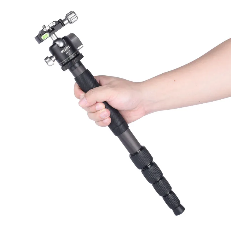 AOKA KE255C+BH25 Lightweight Professional Compact Carbon Fiber Camera Tripod for Travelling