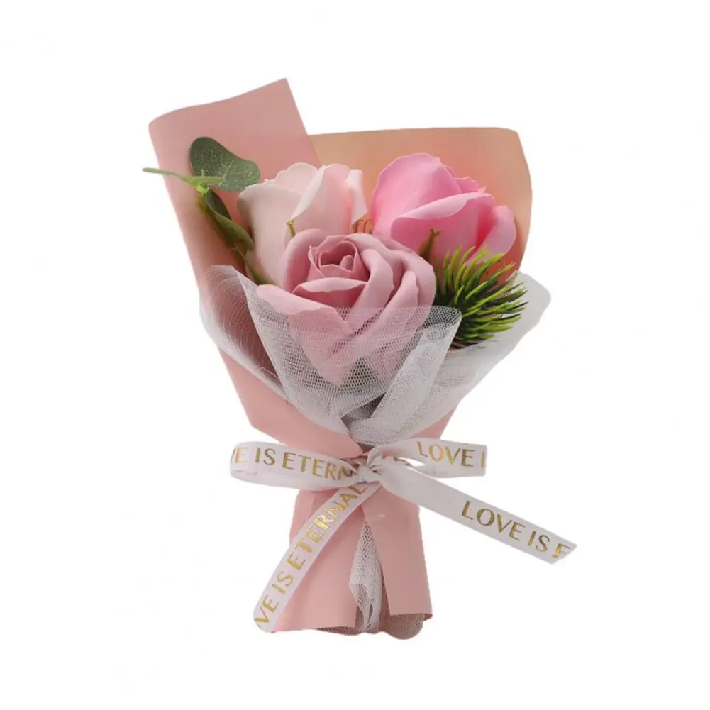 Jabón de Flores con Aceites Esenciales Relajantes, Jabón de Flores Artificiales Ecológico Hecho a Mano, Forma de Rosa y Girasol con Ingredientes Naturales
