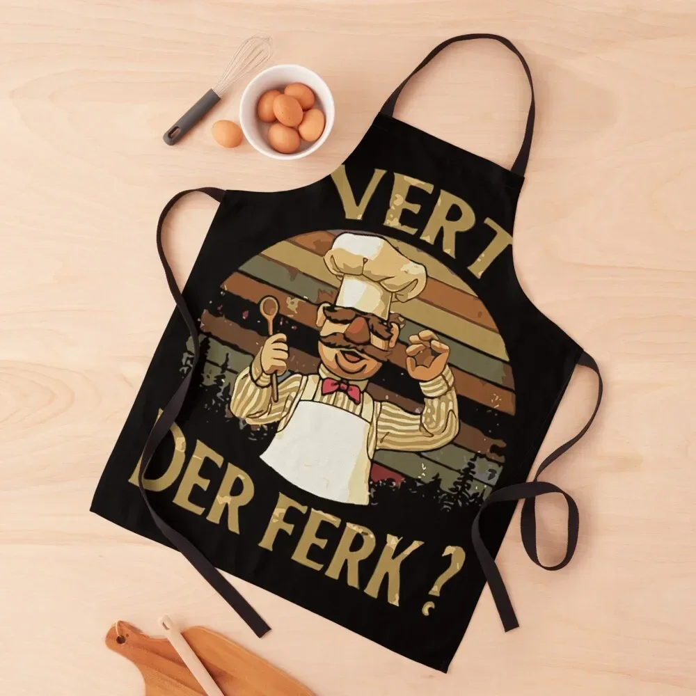 

Vert Der Ferk cook Swedish Chef Apron For Woman Utensils For Kitchen Kitchen Tools Accessories Apron