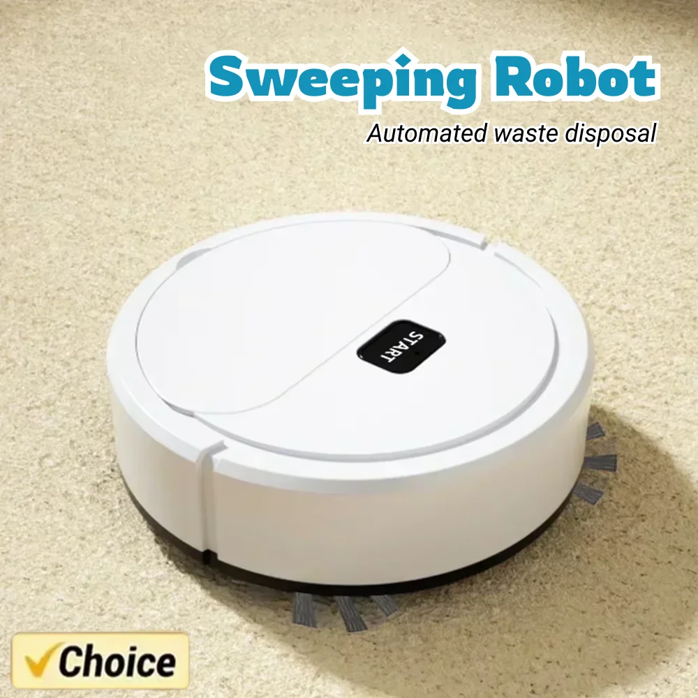 2024 New Model Sweeping Robot Automatic Home Mini Cleaning Machine USB Charging Smart Sweep Mop 2-In-1 Vacuum Cleaner Gift Toys