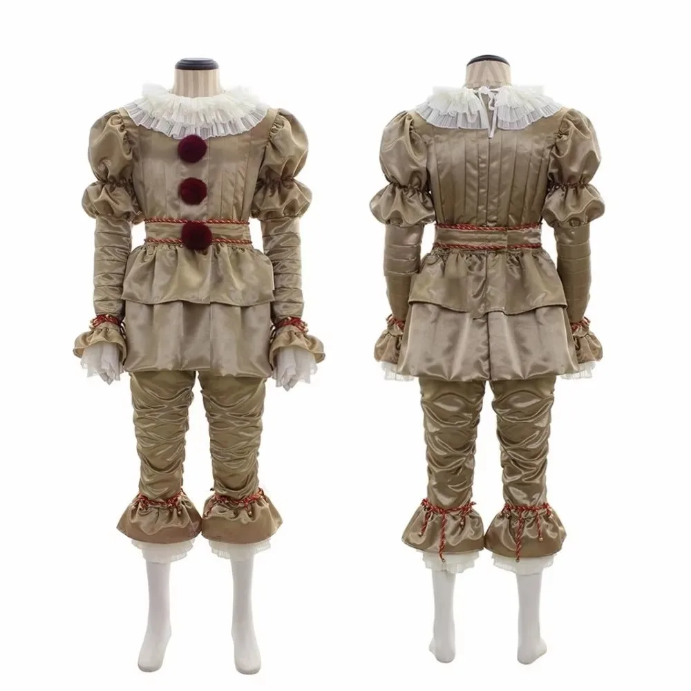 Clown Cosplay Pennywise Uniform Unisex Outfits Horror Halloween Cosplay Pennywise Body