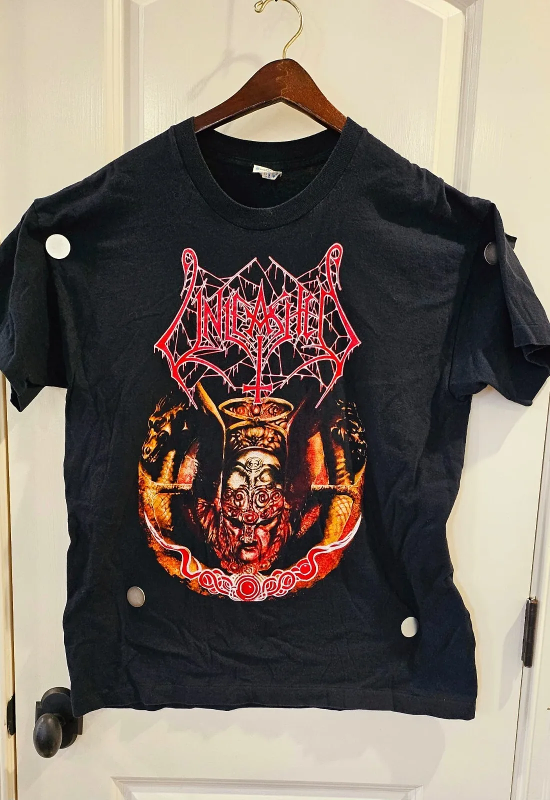 Unleashed T-Shirt old school Death Metal Size XL Entombed Dismember Grave