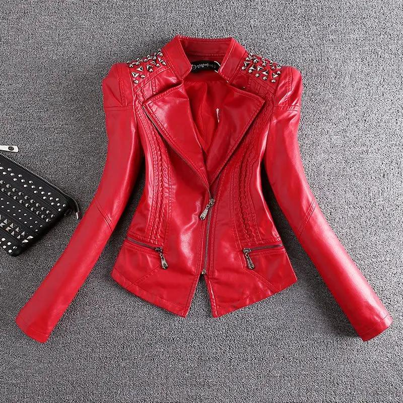 Autumn 2022 New Leather Women\'s Short Korean Motorcycle Leather Jacket Fashion Versatile Small Man PU Leather Coat