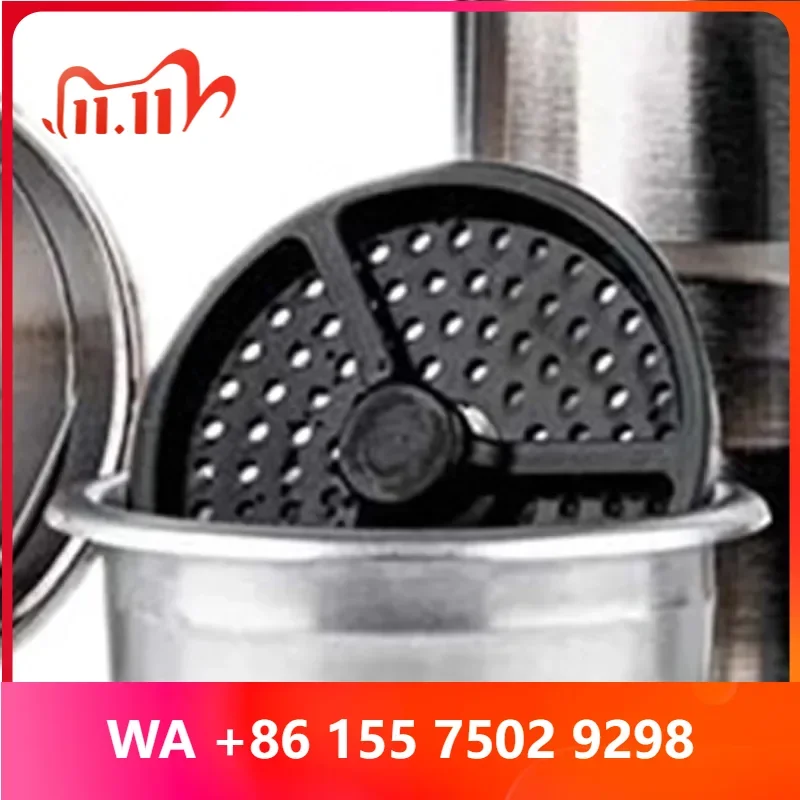 Stainless Steel Italian Espresso Steam Moka Pot, 9 Bar High-Pressure Moka Pot Artistic Coffee Preparation