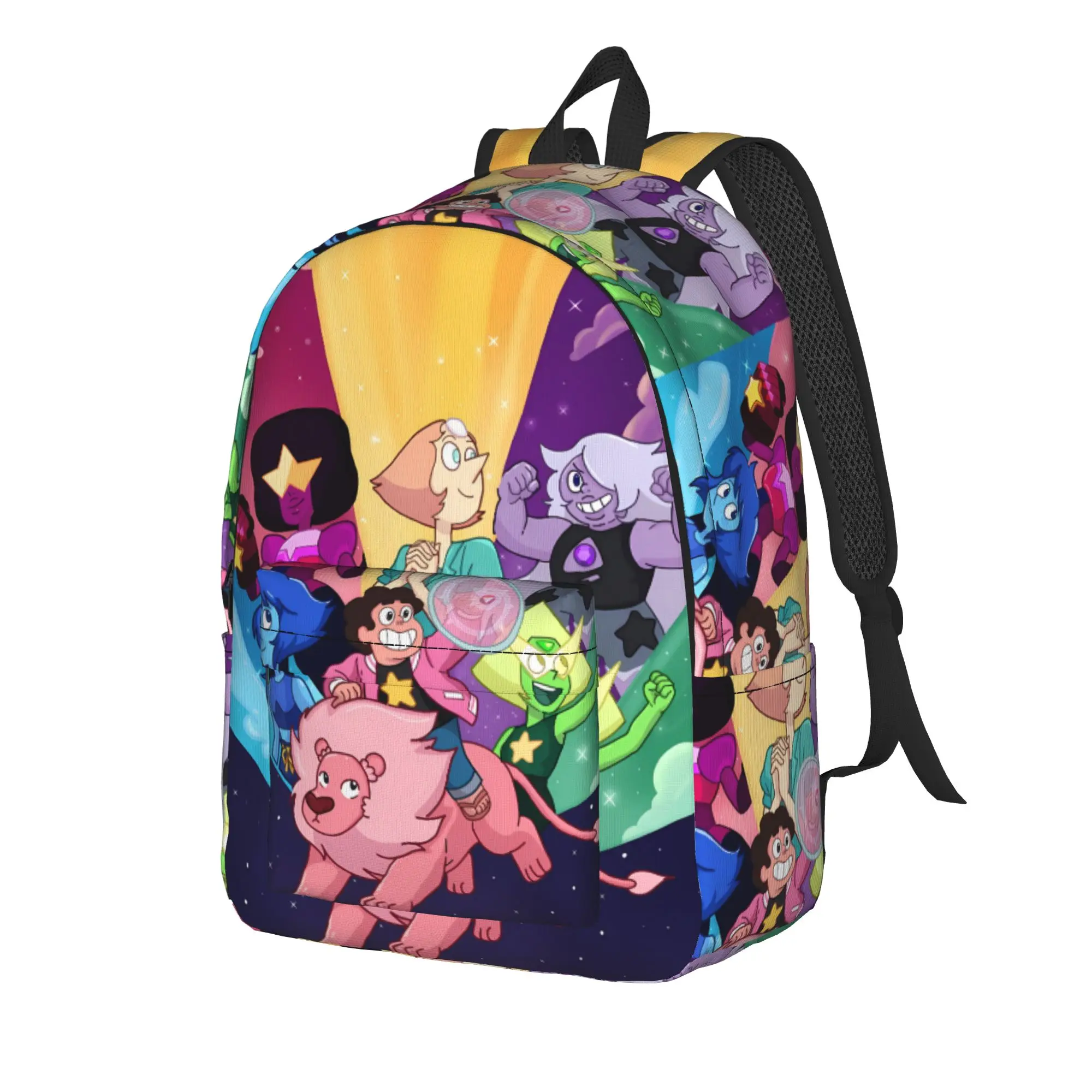 Crystal Gems Steven Universe Backpack  University Backpacks Teen Pretty School Bags Design Lightweight Rucksack