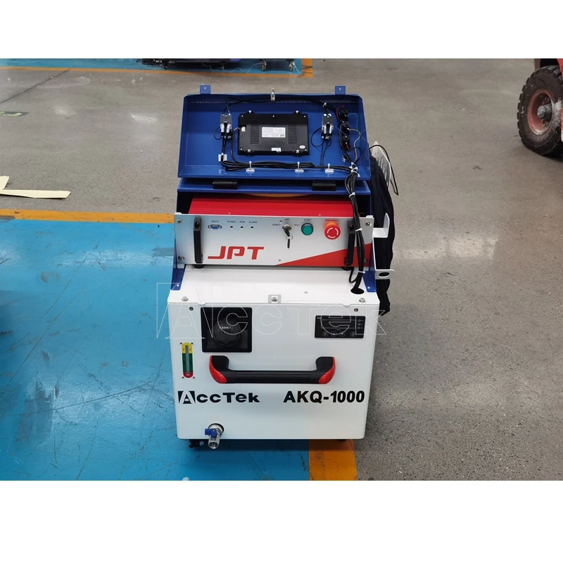 小型ファイバーレーザークリーニングマシン,1000W,1500W,2000W,3000W