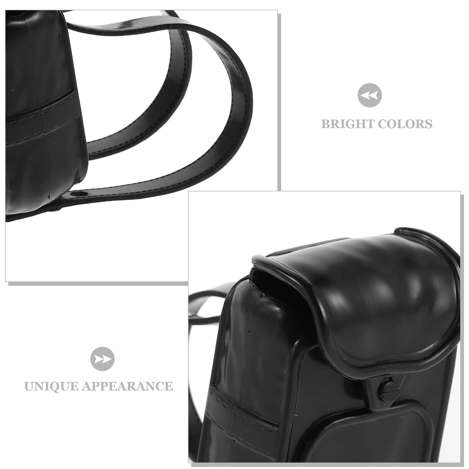 2 قطعة حقائب كتف صغيرة حقائب مدرسية جديدة ملحقات اللعب التظاهري حزام قابل للتعديل دعائم بيت الدمى المصغرة #6