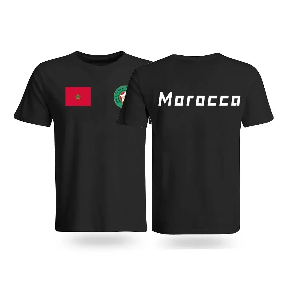 Mens Teeshirt Kingdom of Morocco Shirt Retro Moroccan Pride Gfit Tshirt Men Women Casual Cotton Unisex Summer Men Size Tops