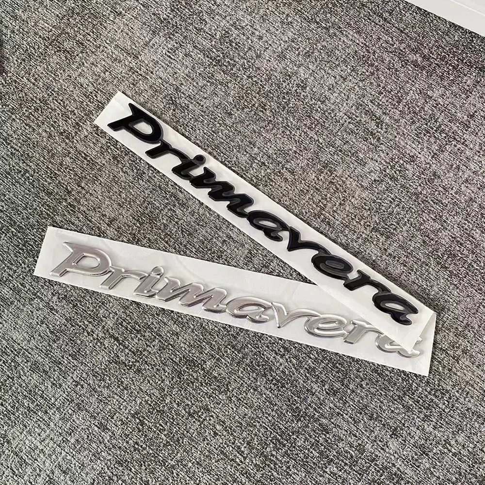 Motorcycle Gear Logo - 3D Primavera Letter Emblem Badge for