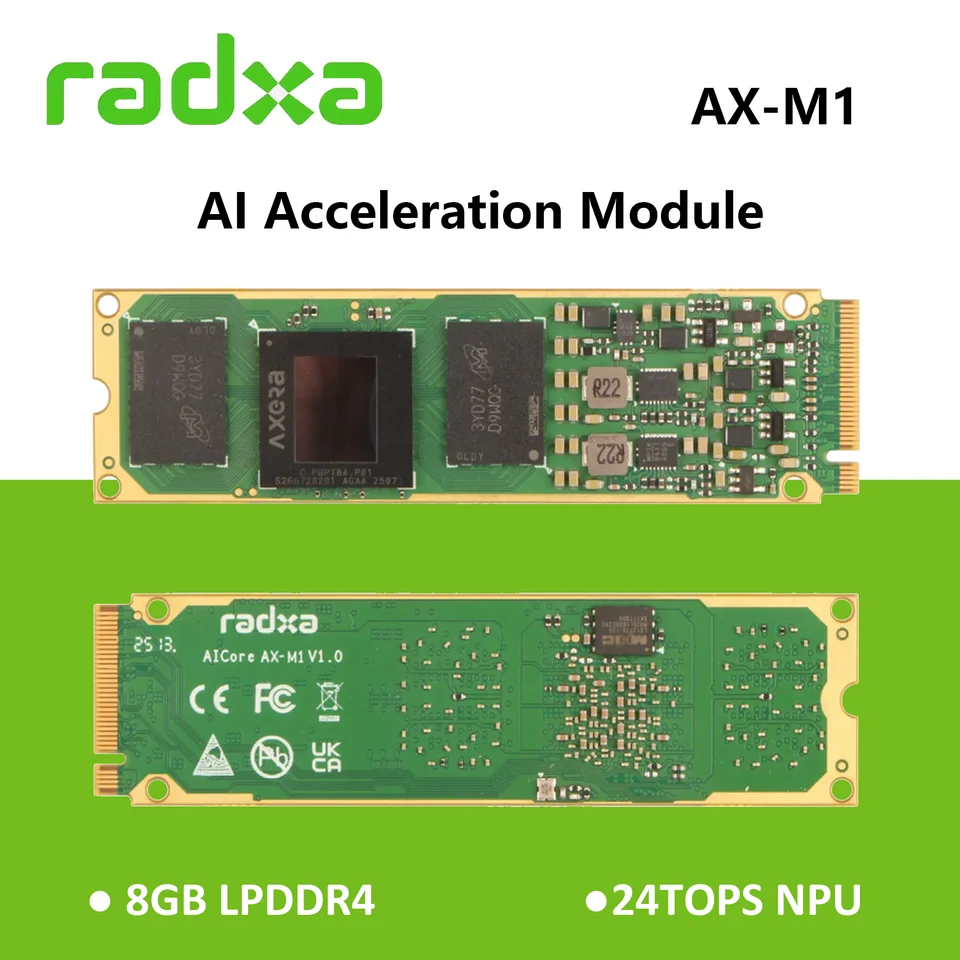Radxa AICore AX-M1 Axera AX8850 AI アクセラレーションモジュール 24