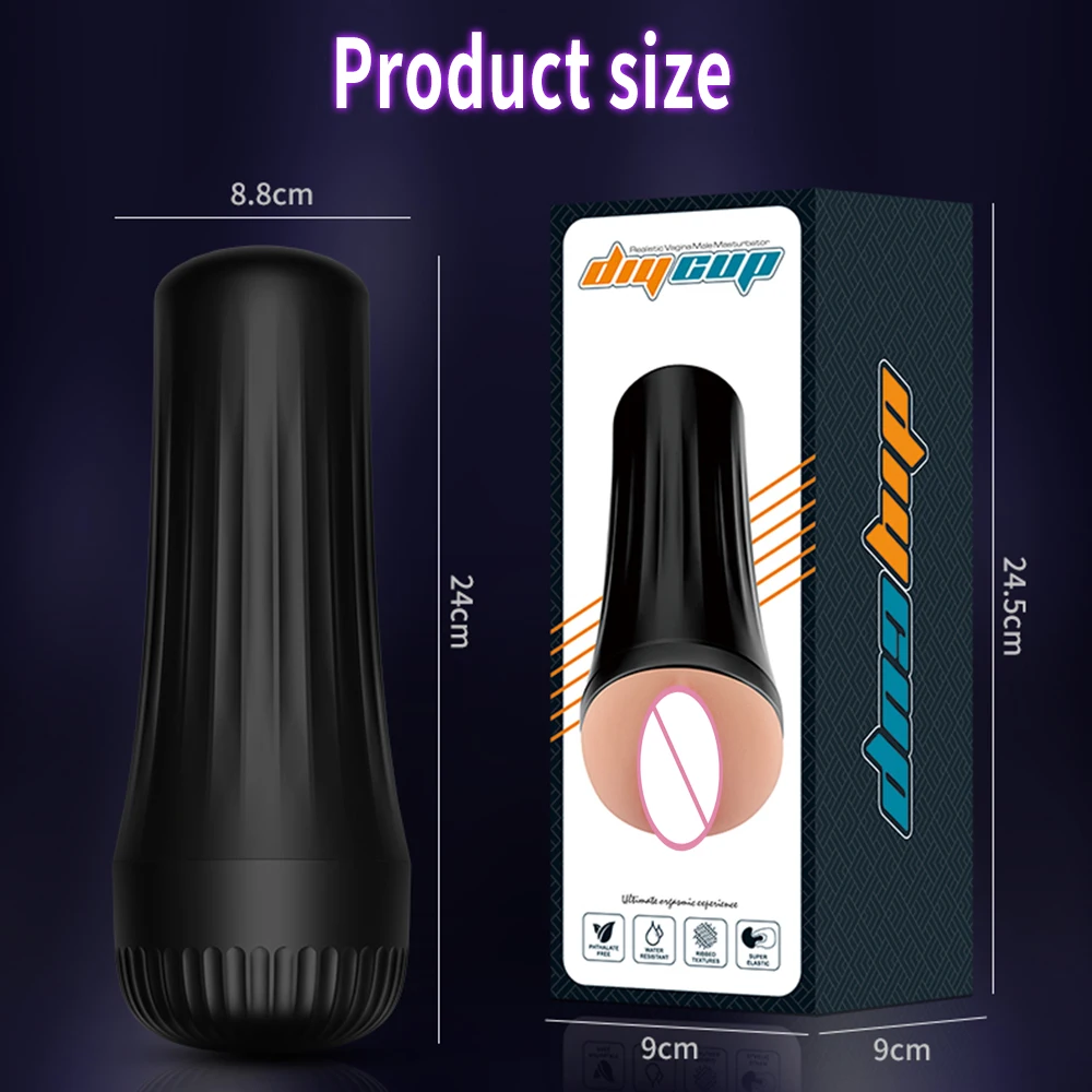 Realistic Vagina Male Masturbator TPE Soft Tight Pussy Erotic 18+ Adult Toys Sex Toys For Men Masturbatings machine Sex shop view 6