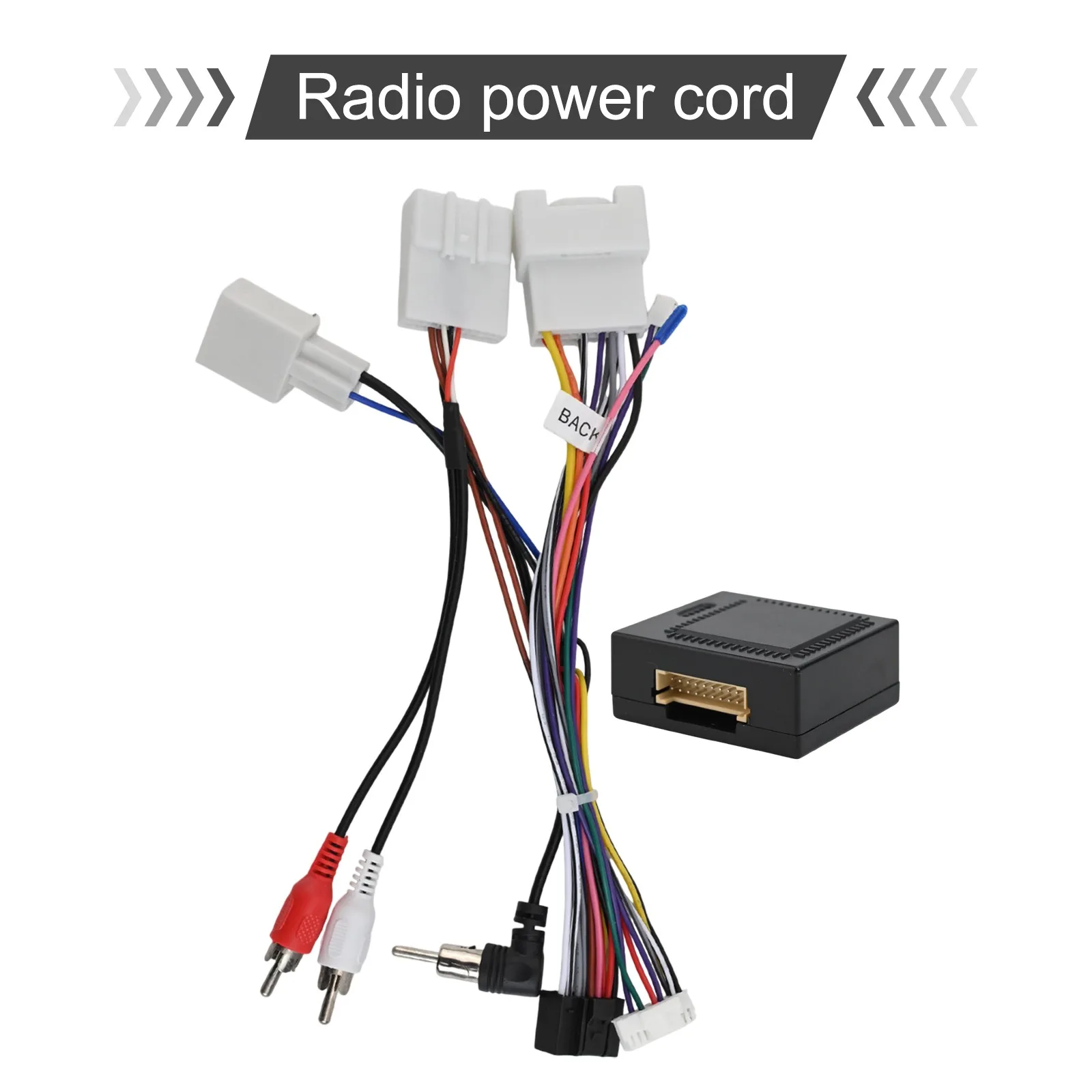 

Car Audio System Upgrade CANBUS Box Car Audio Connector Made Of ABS PC Materials No Deformation For Android Radio