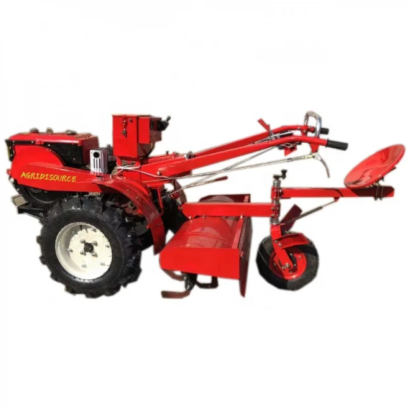 

durable：electric Scallion Rotary tillage low price heavy duty rotary diesel engine power tiller tractor walking