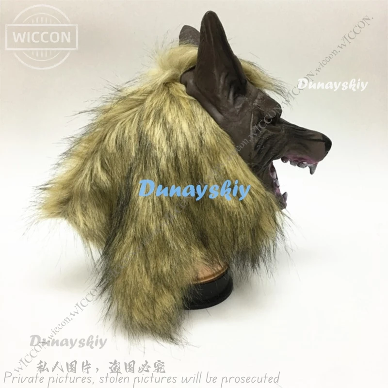 Wolf Halloween Masker Handschoenen Rekwisieten Enge Duivel Maskerade Partij Rekwisieten Dierenkop Wolf Hoofd Masker Handschoenen Weerwolf Roar Horror Rekwisieten