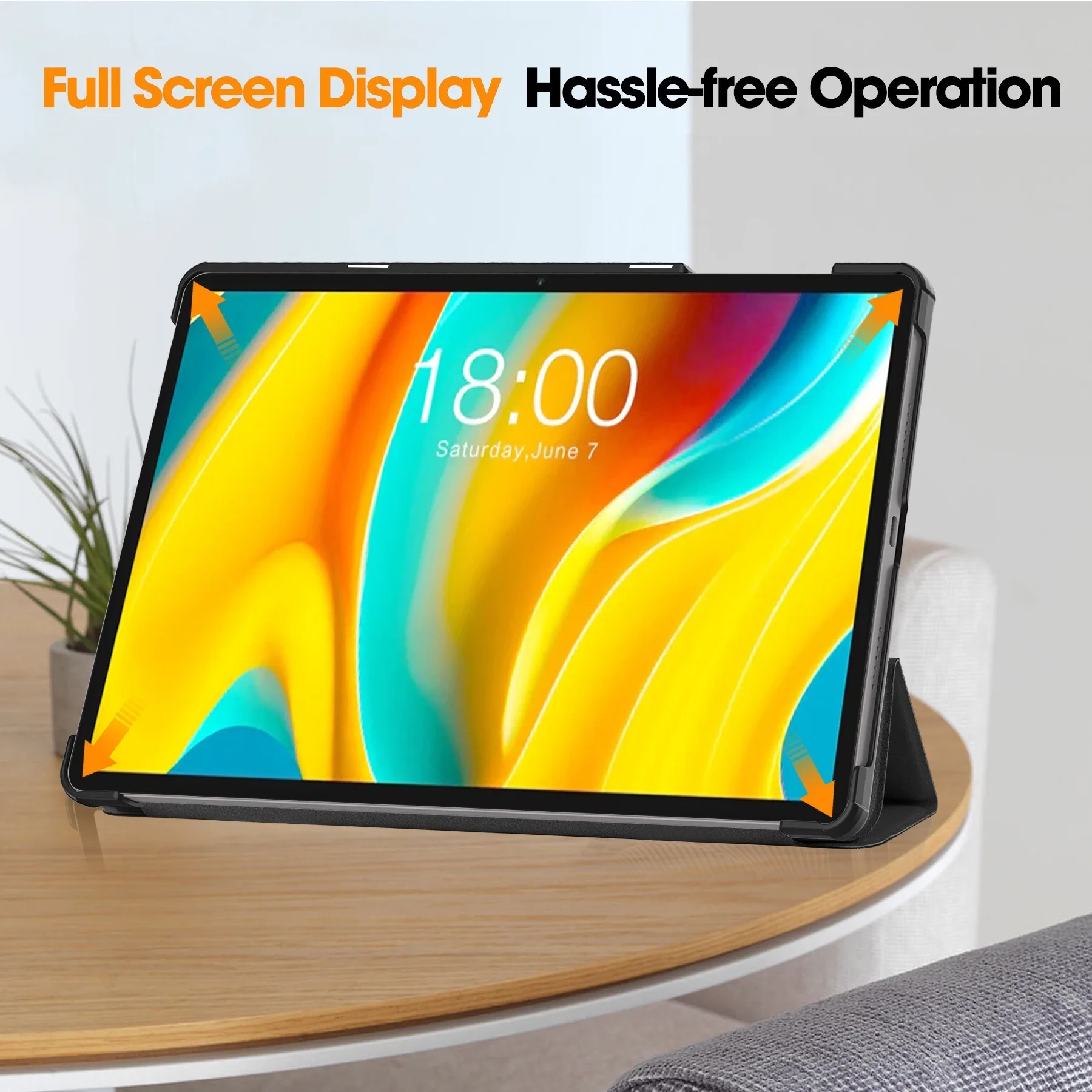 

Подходит для Teclast T50 Pro, защитный чехол для планшета, интеллектуальный кожаный чехол с магнитной защитой T50Pro