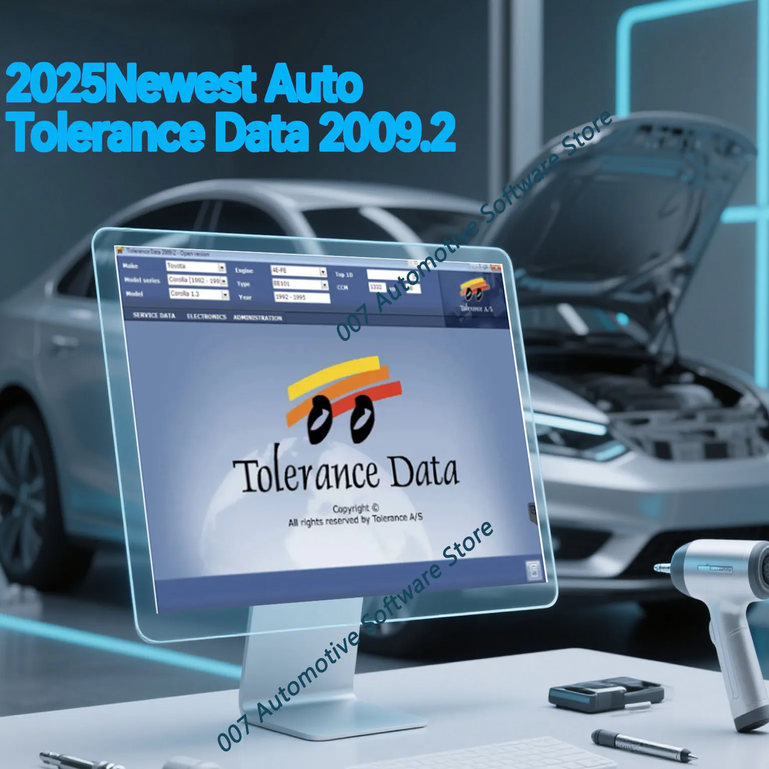 2026 Newest Auto Repair Data 2009.2 Tolerance Data with Free Keygen Unlimited Activator Car Diagnostic Repair Software Tool