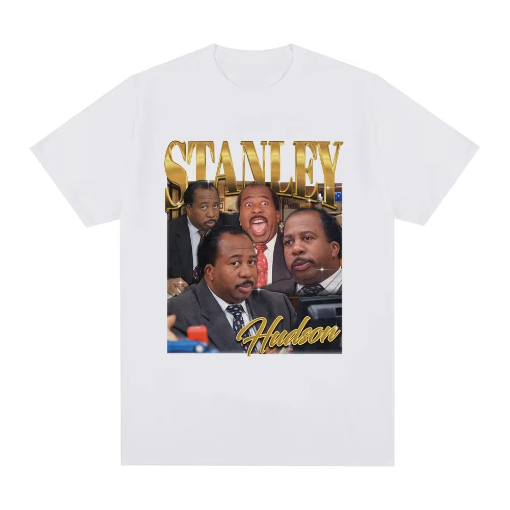 2026 Stanley Hudson Homage T Shirt Tv Series The Office Michael Scott Dwight Schrute T-shirt Men's Casual Fashion Top Unisex