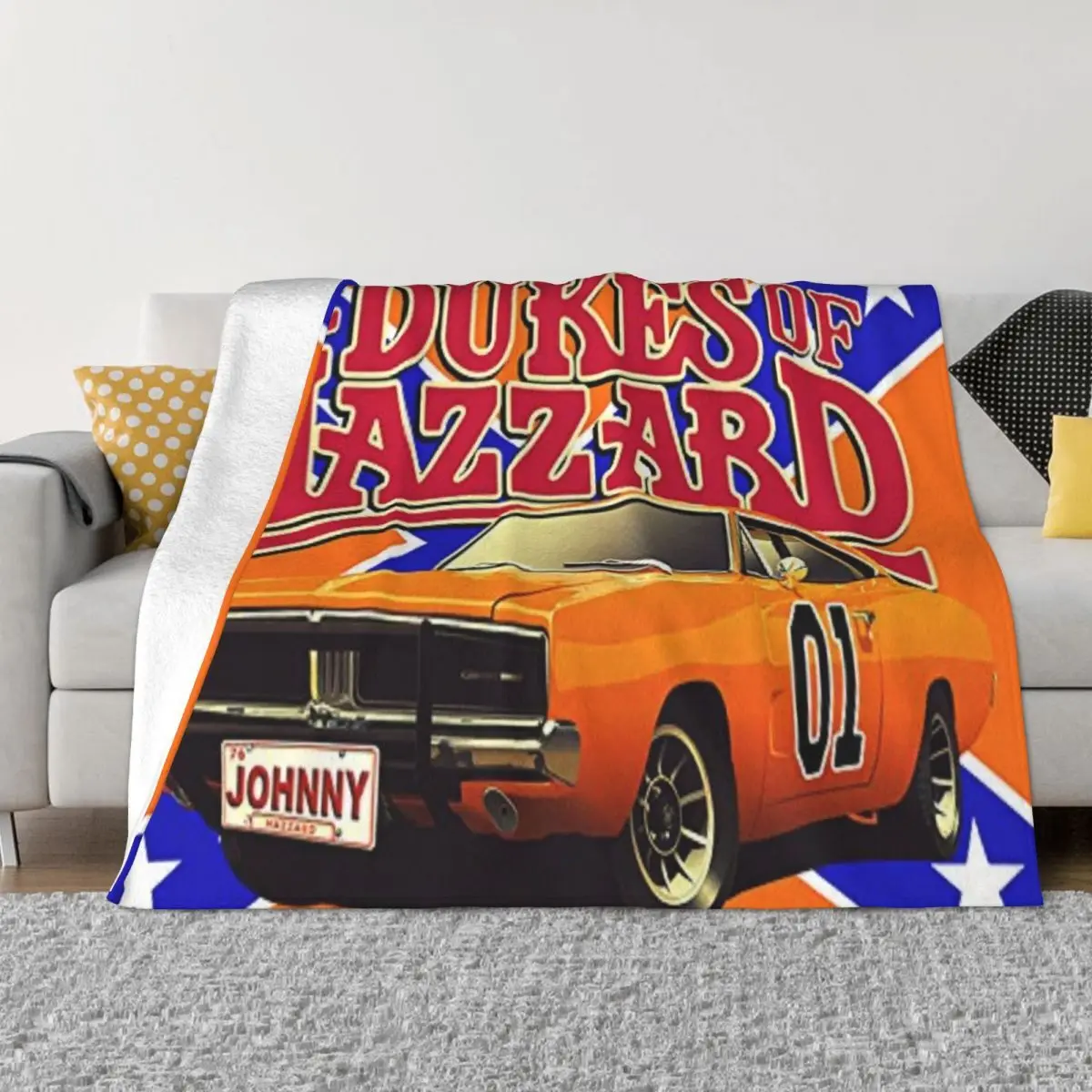 Dukes Of Hazzard 651 Quilt Throw Blanket Blankets And Blankets Throw Blanket