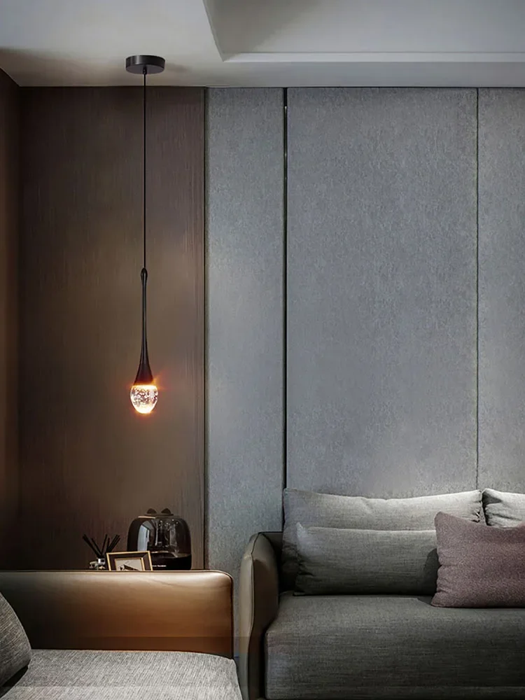 Nordic LED luxe kristallen hanglamp voor woonkamer, eetkamer, slaapkamer, nachtkastje, kroonluchter, binnenhuisdecoratie, verlichtingsarmatuur, glans - afbeelding 2