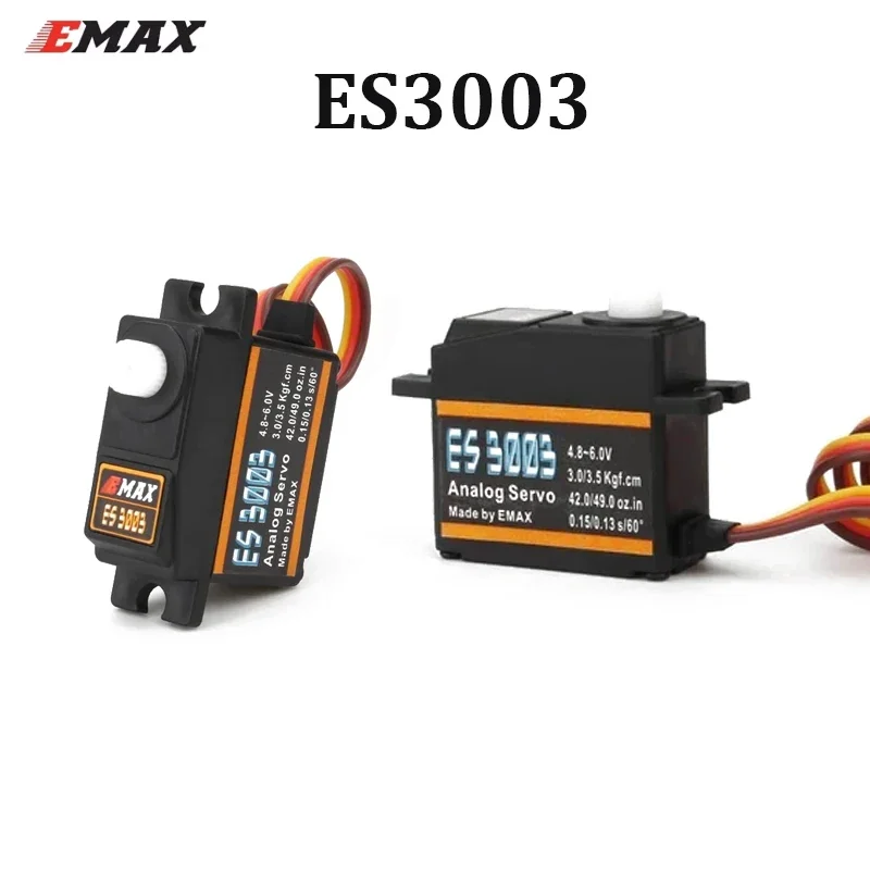 EMAX ES3003 пластиковый аналоговый сервопривод 17,5 г водонепроницаемый сервопривод с шестернями для радиоуправляемого автомобиля, вертолета, лодки, самолета, аксессуары