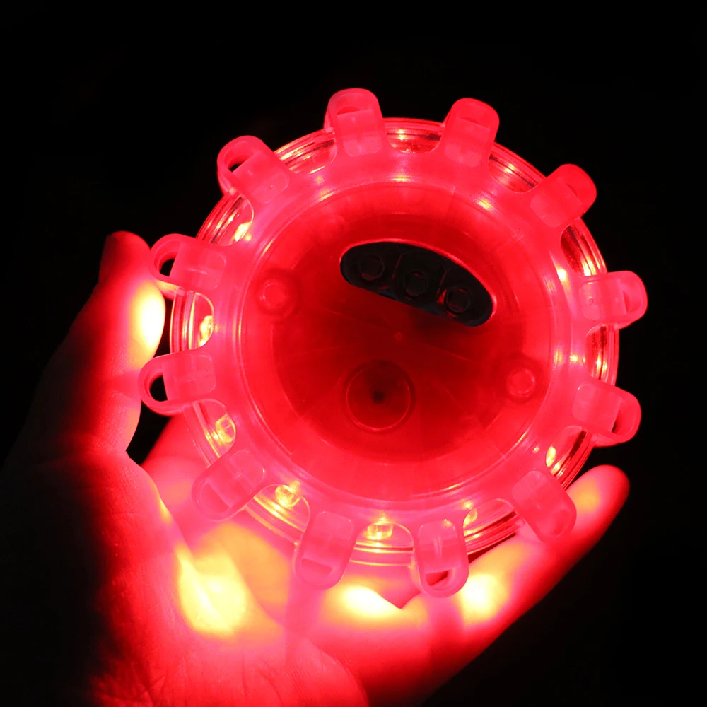 

Warning Lamp Emergency Strobe Flashing Lights Safety Barricade Light LED Emergency car Lights Round Warning Beacon