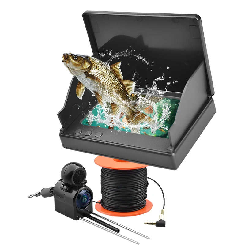 

Ultra HD 4.3 Inch Screen Fish Finder with 20 Meter Line and LED Fishing Cameras Probe Video Battery Operated Fish Trap