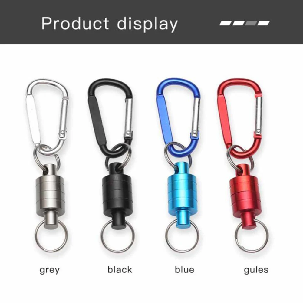 Magnetic Clasps Multi-function Strong Magnetic Mountaineering Buckle Anti-loss Rope Carabiner For Outdoor Fishing