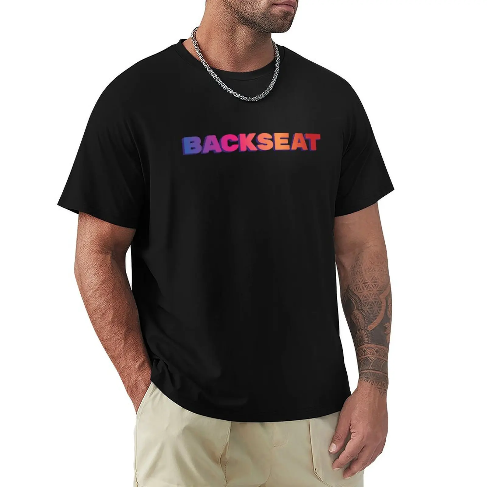 

Borderless logo T-Shirt sports fans quick drying mens white t shirts