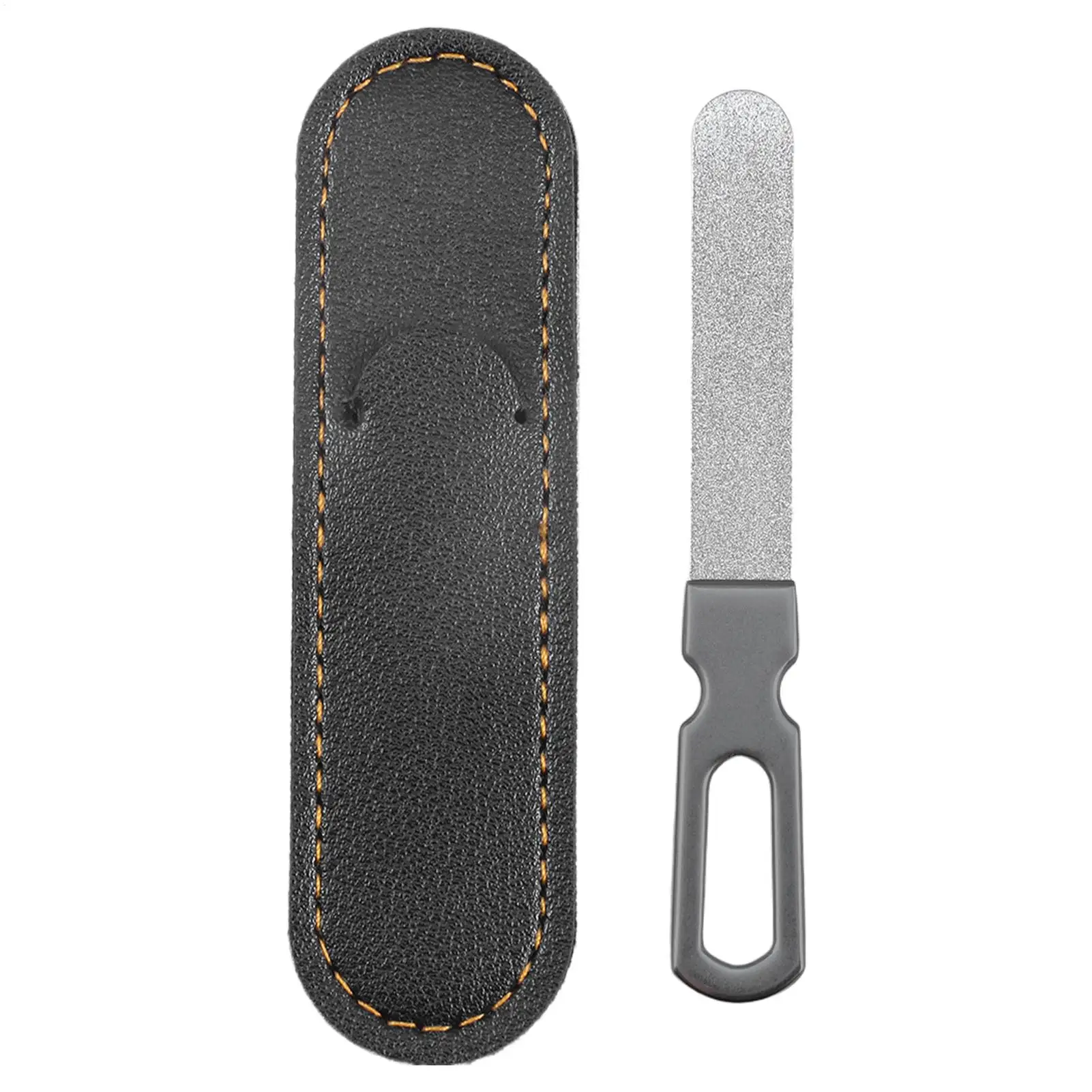 Double Side Nail File  Stainless Steel Manicure Tool Nail File Professional Exfoliating Double Sides Sandpaper For  Finger Toe