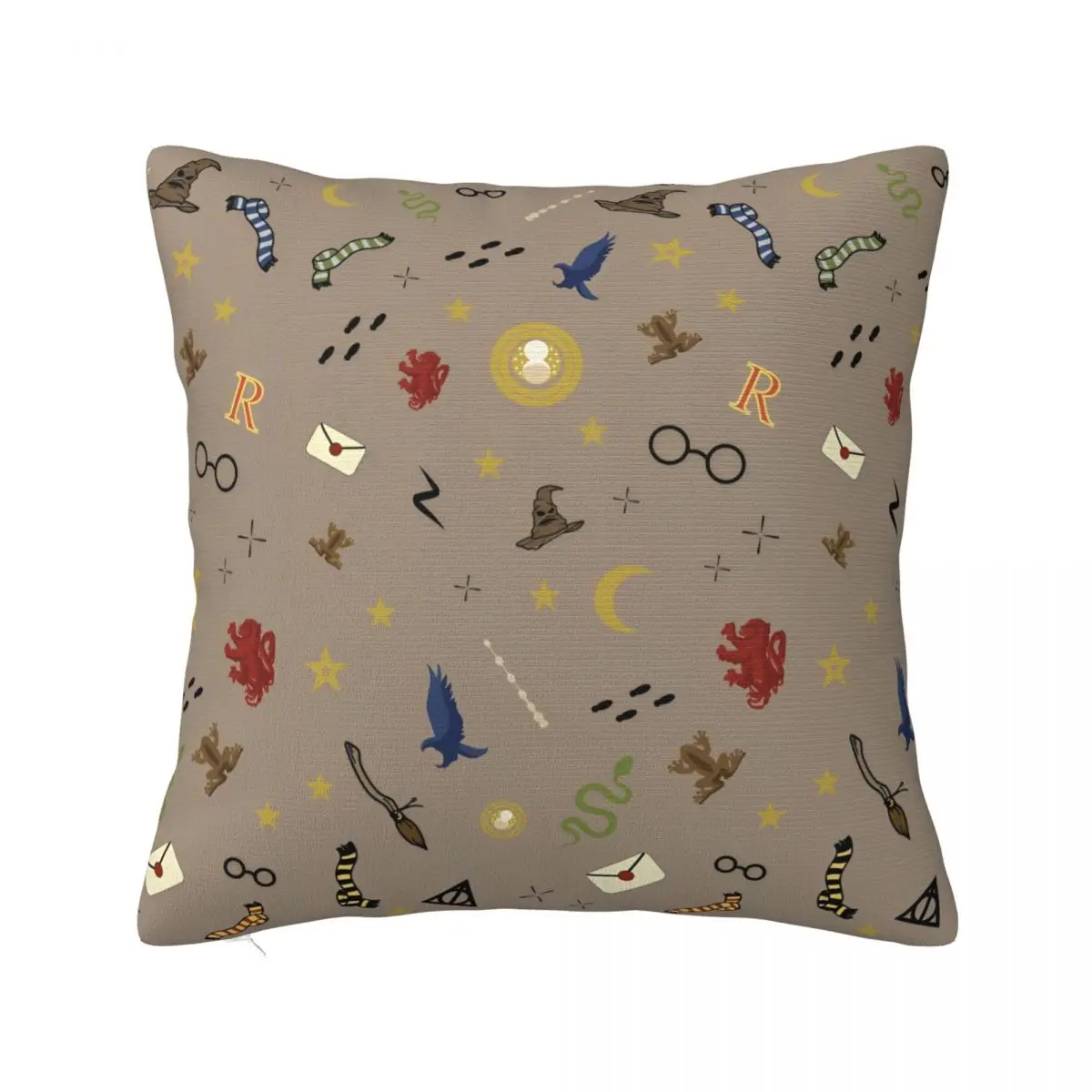 الكرتون هاريز فيلم P-Potters ماجيك العالم المخدة الوجهين الطباعة النسيج غطاء الوسادة ديكور كيس وسادة غطاء مقعد