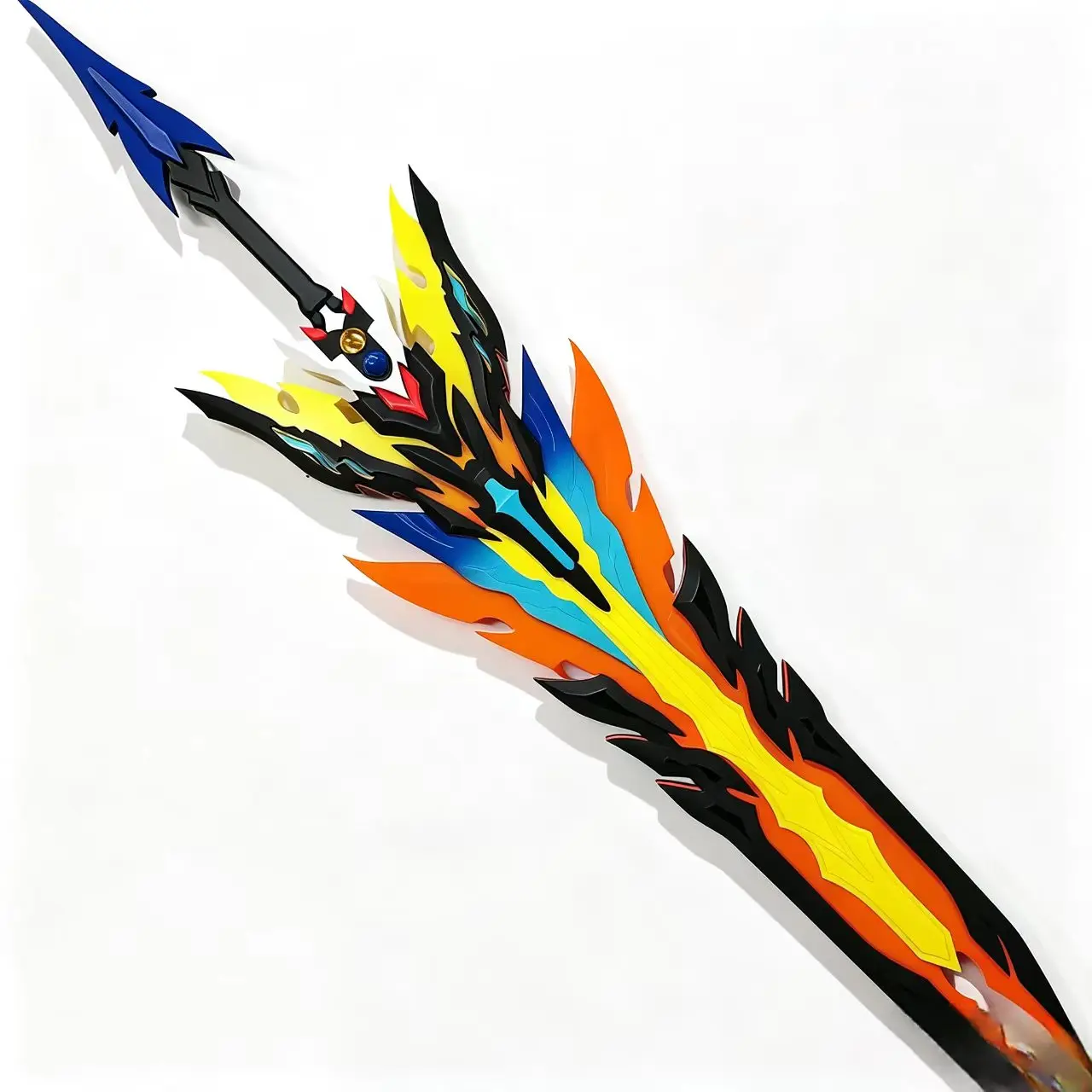 Kevin Kaslana Honkai Impact 3 Destroy Without Ashes Luminous LongSword Halloween Party Costumes Prop