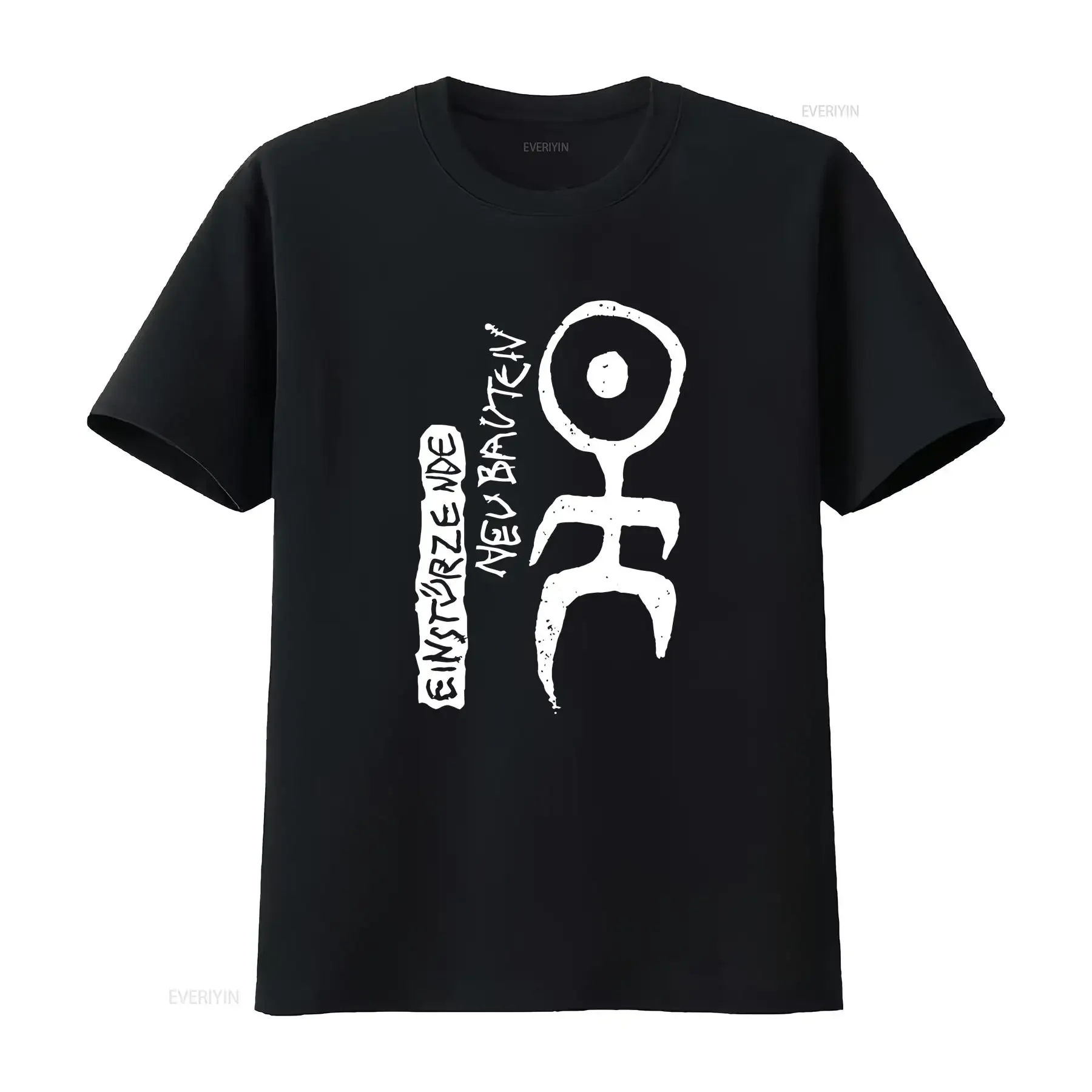 NWT Einstürzende Neubauten Experimental Electronic Music Logo T Shirt Size S 4XL vintage Washed fashion Versatile Soft