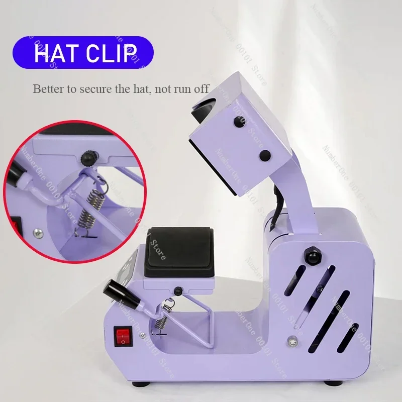 Automatic digital hat press | Professional baseball cap ironing equipment