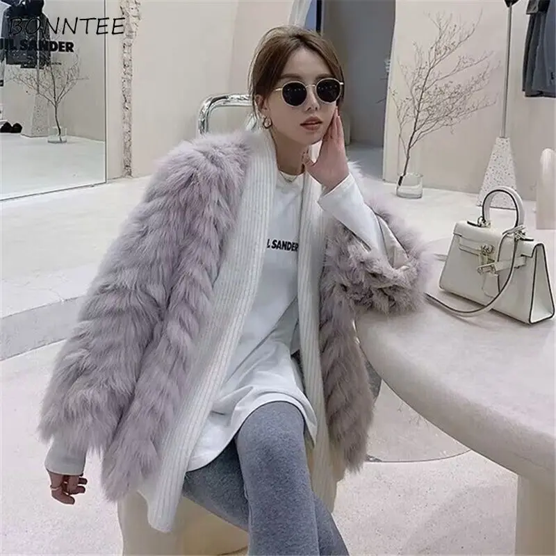 

Cardigans Women Baggy Open Stitch Sweet Gentle Thicken Winter Elegant Office Lady Knitting Chic Temper Feminino Coats Aesthetic