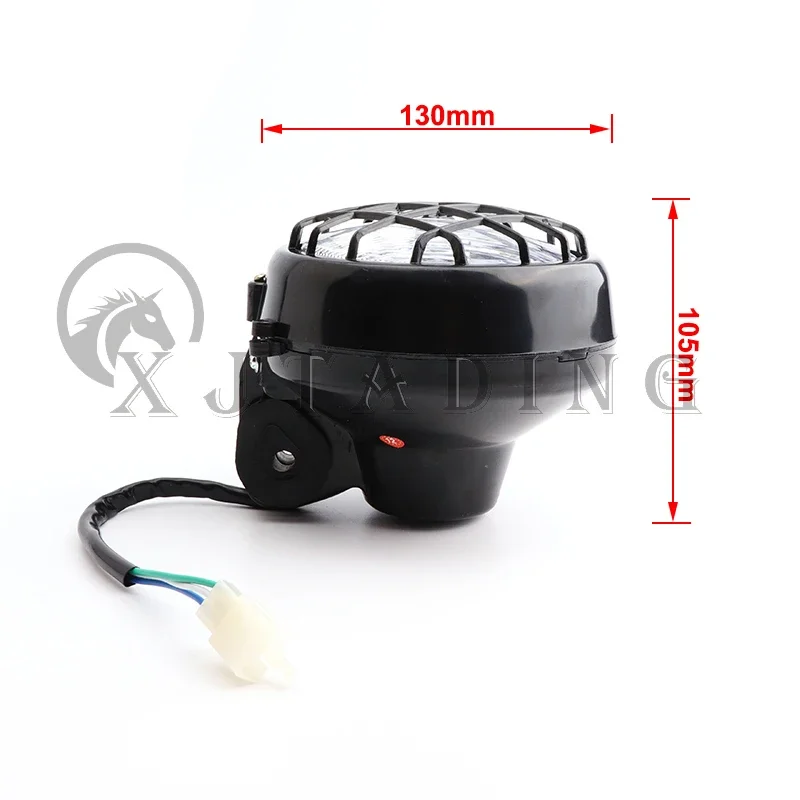 

2Pcs Front Head Light Lamp Headlight For 70cc-150cc 4 Wheeler Quad Dirt Bike Go kart ATV Dune Buggy for Yamaha Banshee 87-2006