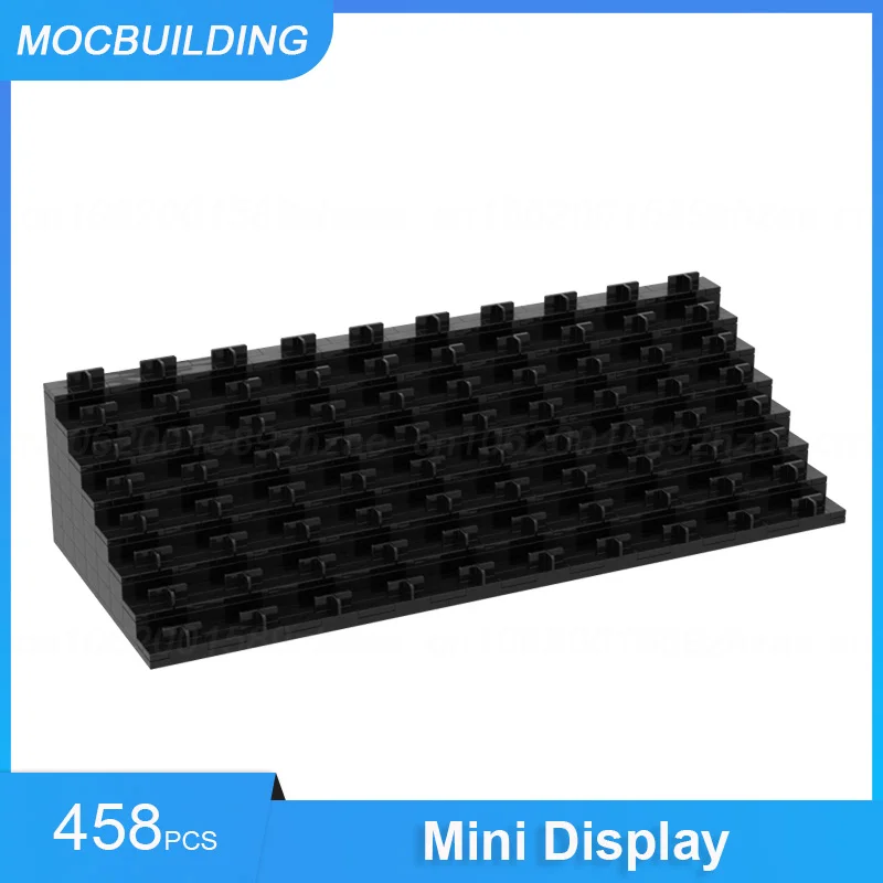 

MOC Building Blocks Mini Display Model Black DIY Assemble Bricks Educational Creative Collection Toys Xmas Gifts 458PCS