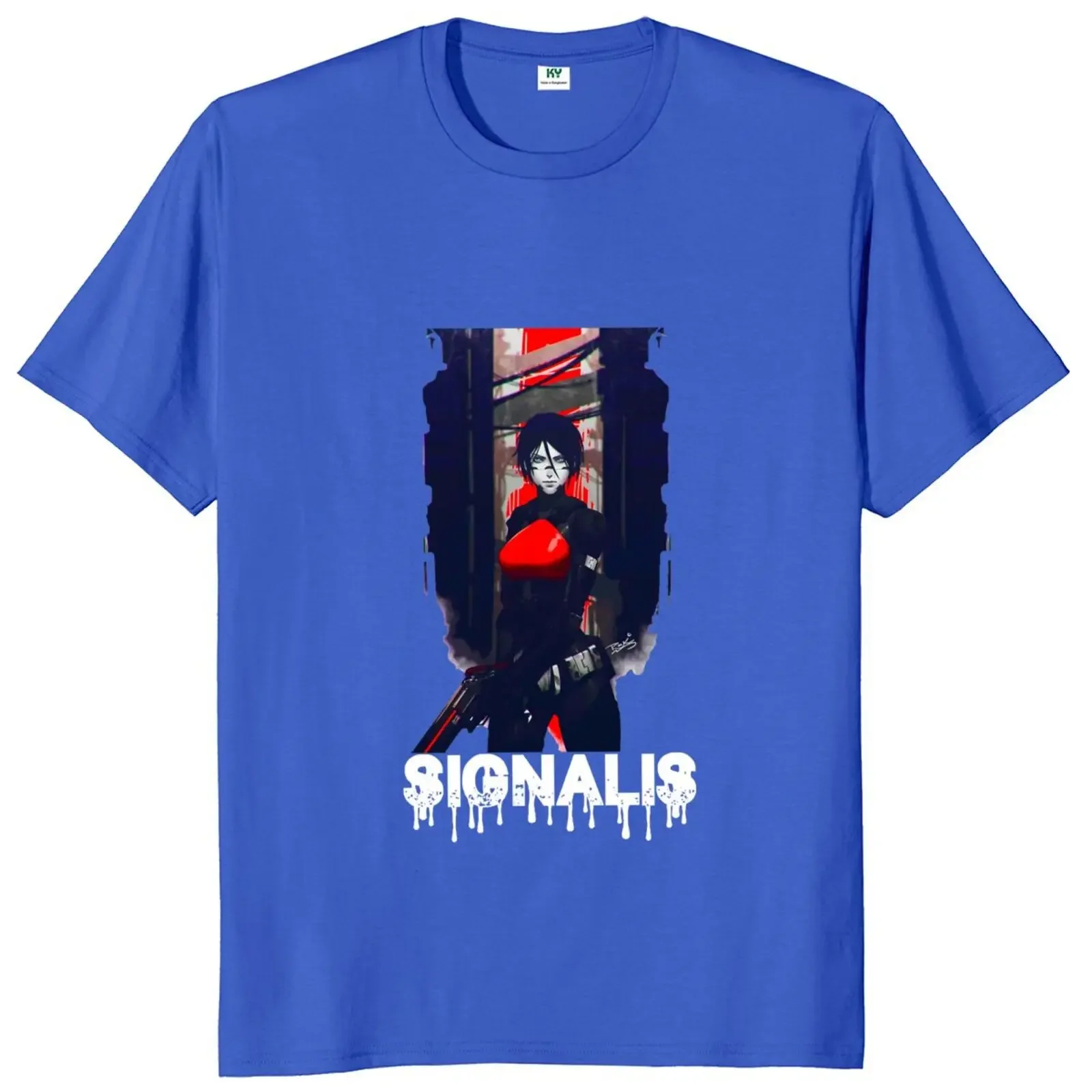 Signalis Classic T Shirt Survival Horror Game Lovers Short Sleeve 100% Cotton Unisex Casual O-neck Soft T-shirts EU Size