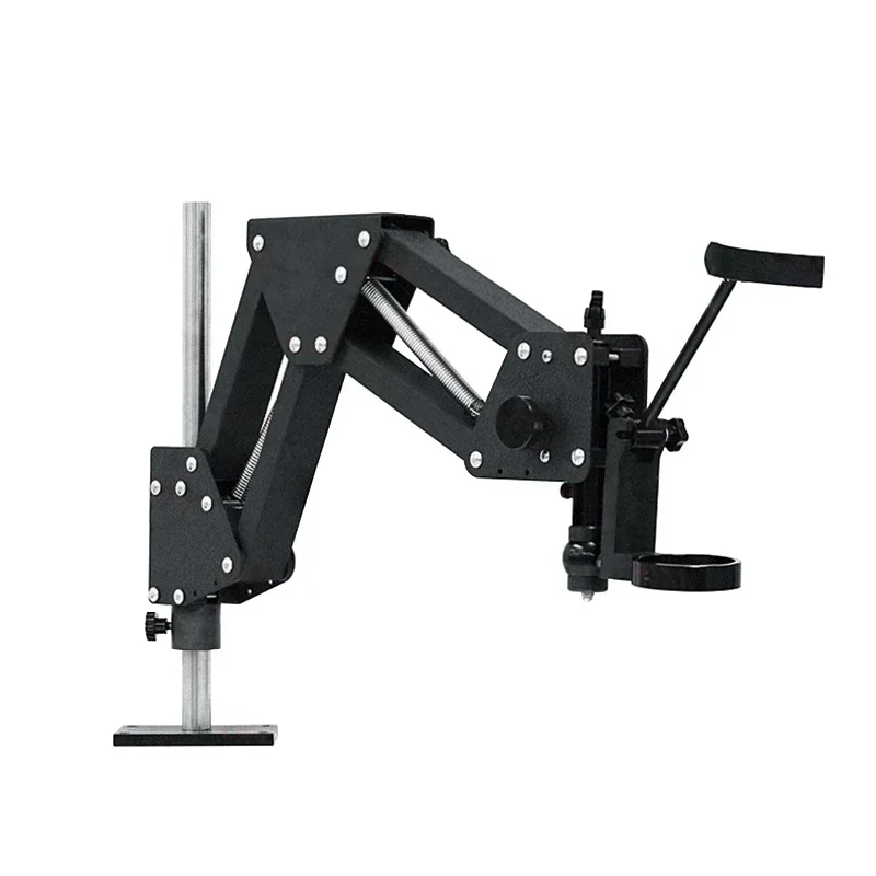 Universal multi angle flexible stainless steel spring adjustable microscope table boom arm stand holder