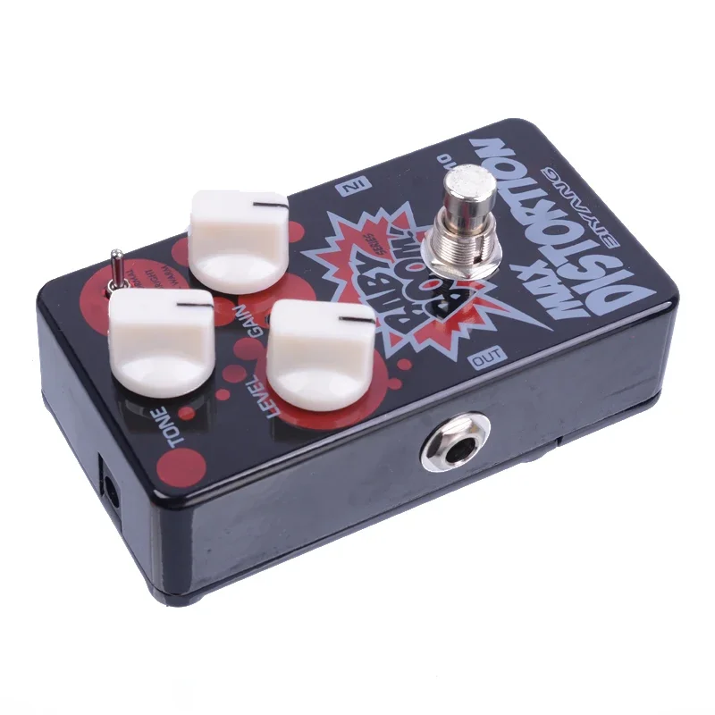 Biyang Baby Boom DS-10 Three Modes Electric Guitar Bass Pedal Max Distortion Effect pedal True Bypass with pedal connector