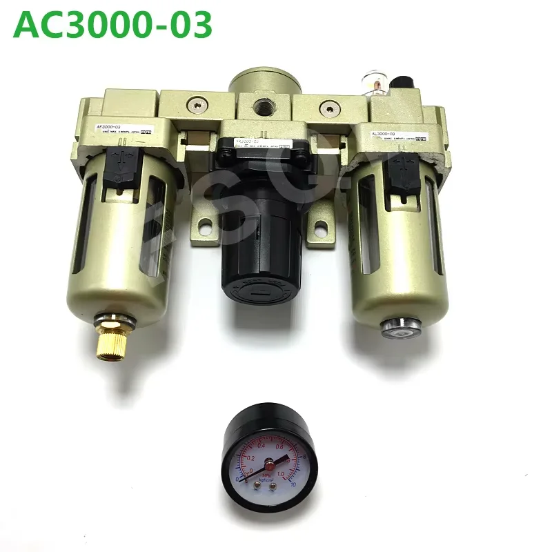 

AC3000-03BDG 03 AC4000-04D 04 06 AC5000-06D 10D 06 Комбинированный блок подготовки воздуха с регулятором серии AC