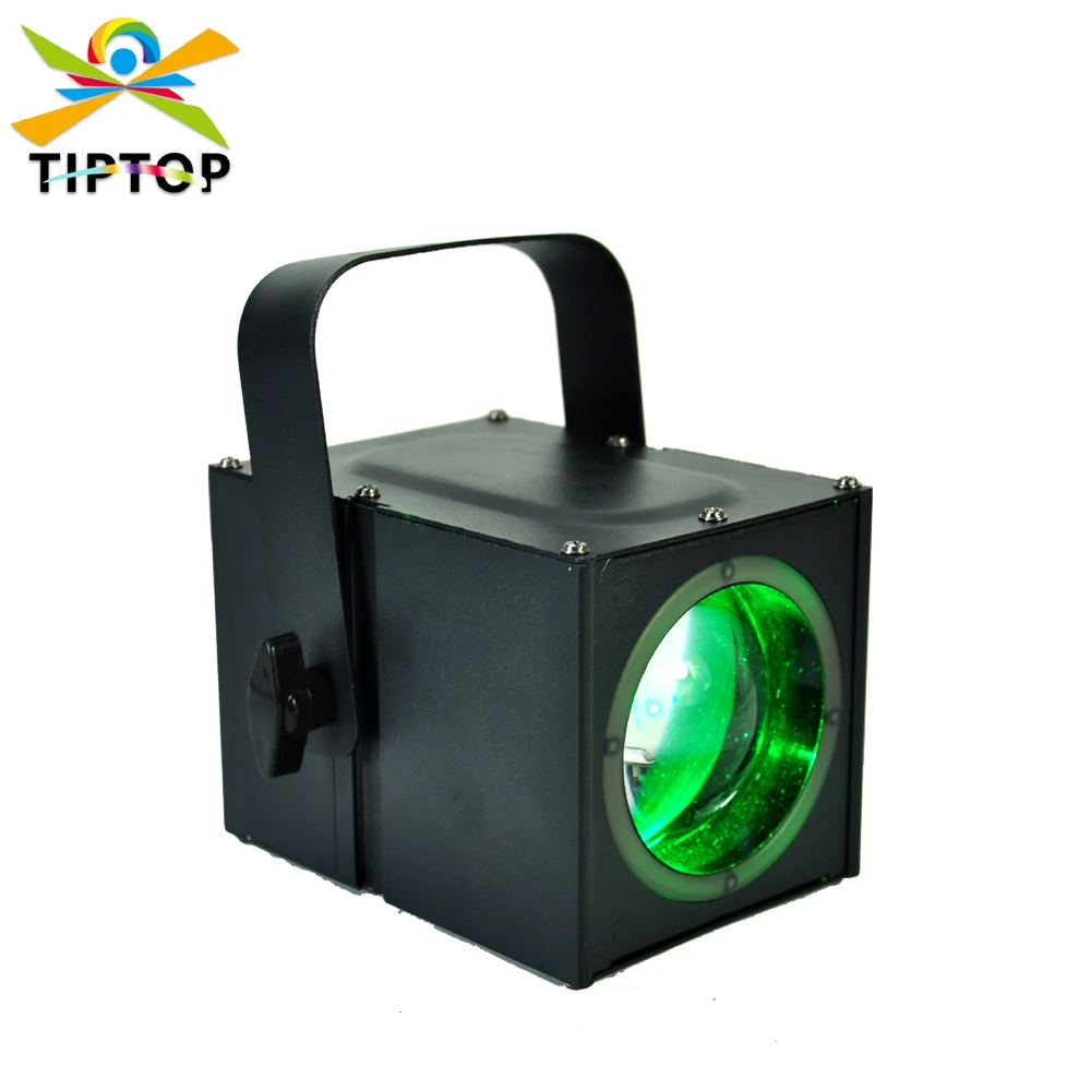 

TIPTOP 50W RGBW 4IN1 Aluminum Stage Rectangle Shape Big Glass Lens Narrow Beam Projector DMX Control Hanging Round Spot Light