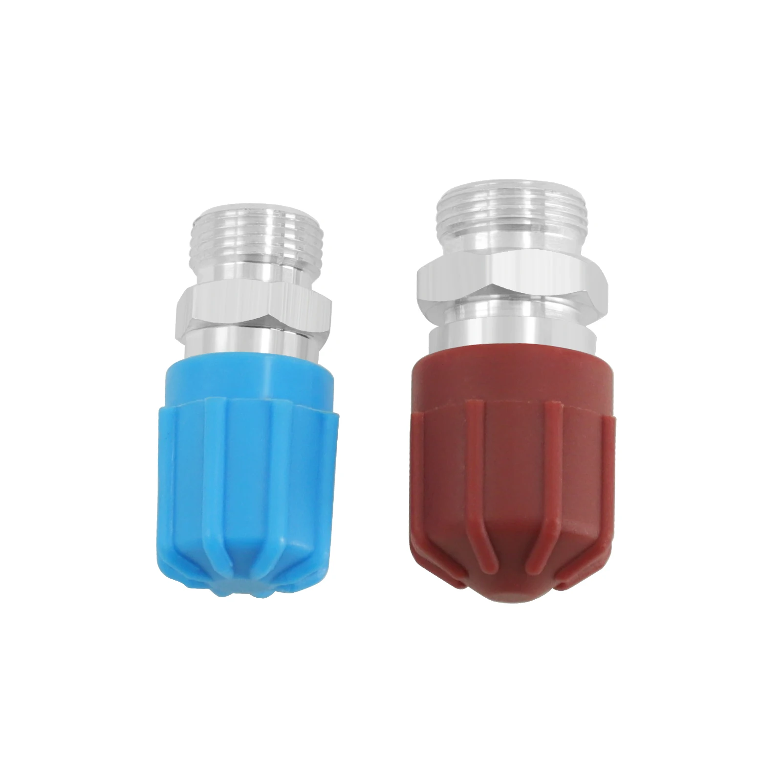 Elettrovalvola Auto Air Conditioner R134a R12 High & Low Side Service Port Welding Valve A/C Charging Valve with JRA Valve Core and Protective Altre valvole — dettaglio 1