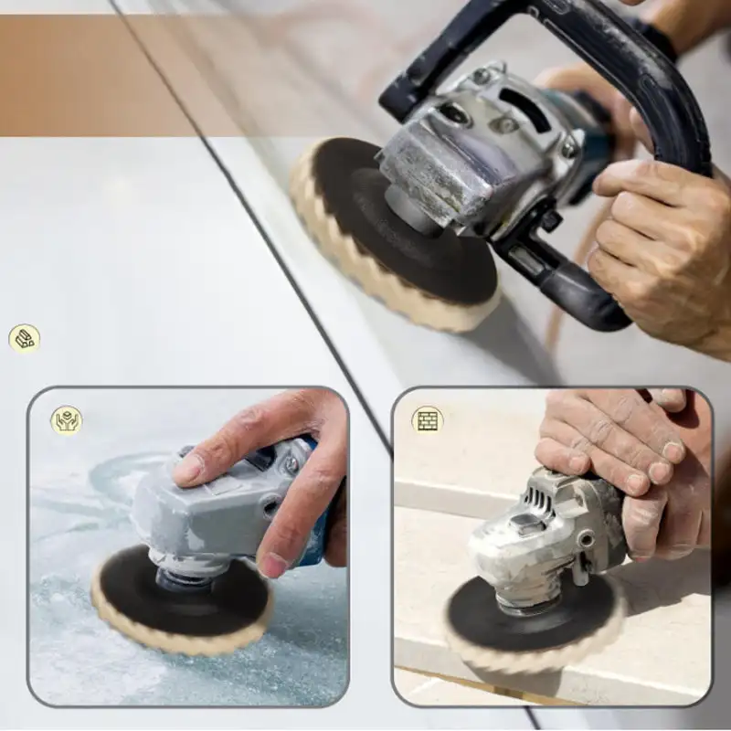 Набор полировальных суставов для полировки металла, шерстяной фетровый клапан, полировальный диск или воск для алюминия, ювелирных изделий из нержавеющей стали