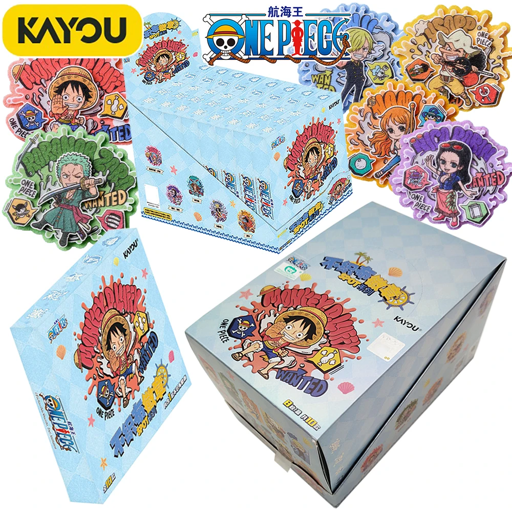 

New KAYOU Official One Piece Limited Non Woven Fabric Badge Children's Collection Christmas Gift Anime Character Creative Toys