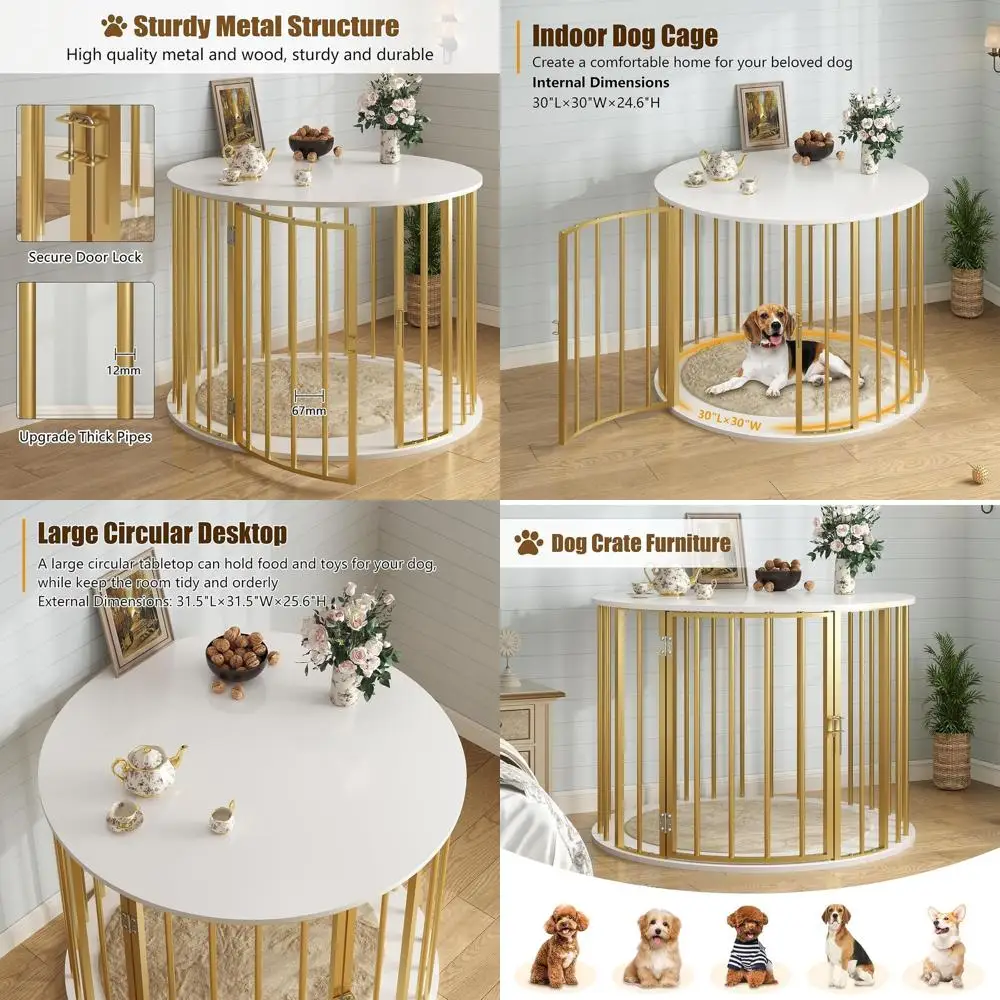 32 Inch Wooden Dog … - image