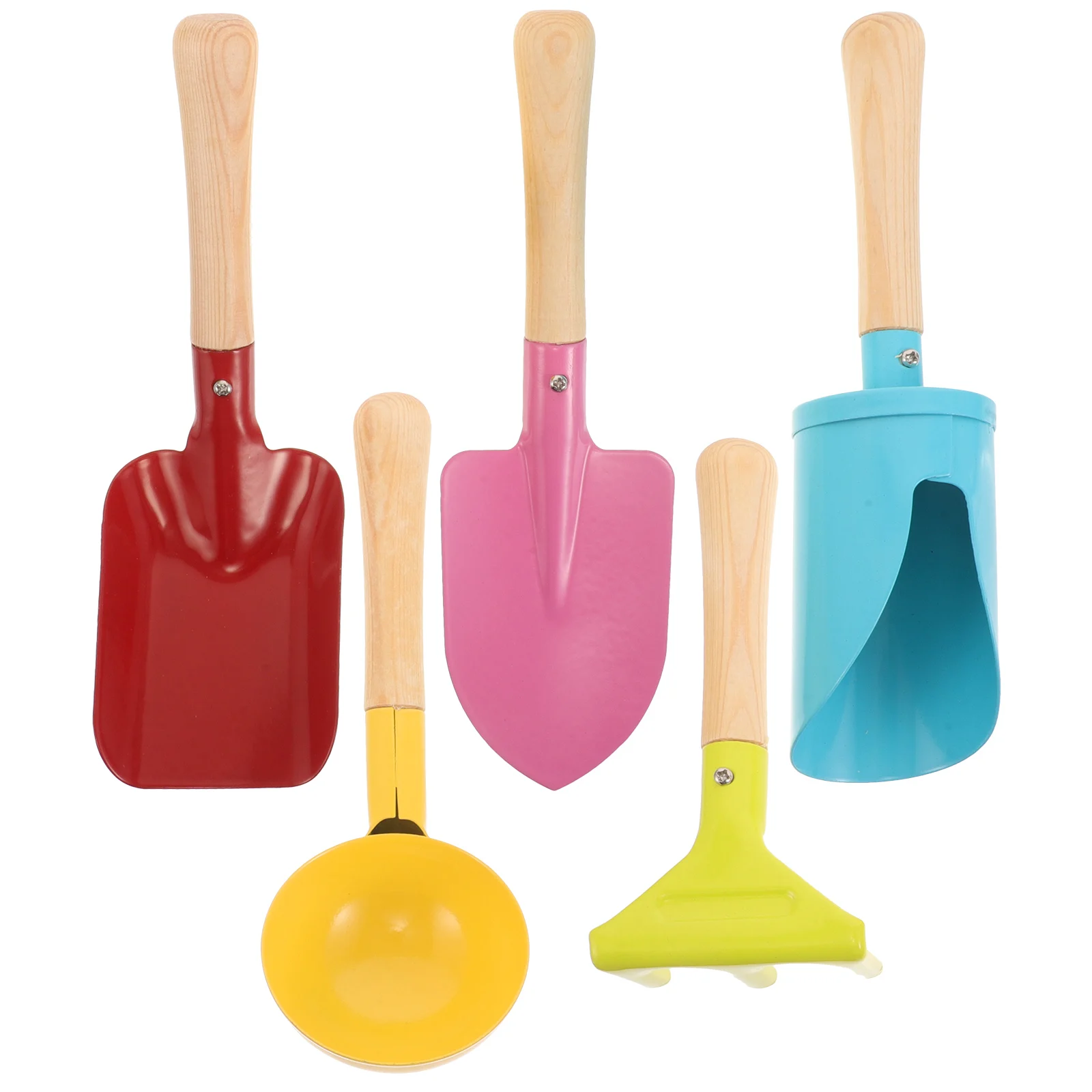 

5Pcs Children Gardening Tool Set Safe Mini Garden Tools for Kids Outdoor Yard and Beach Planting Kit