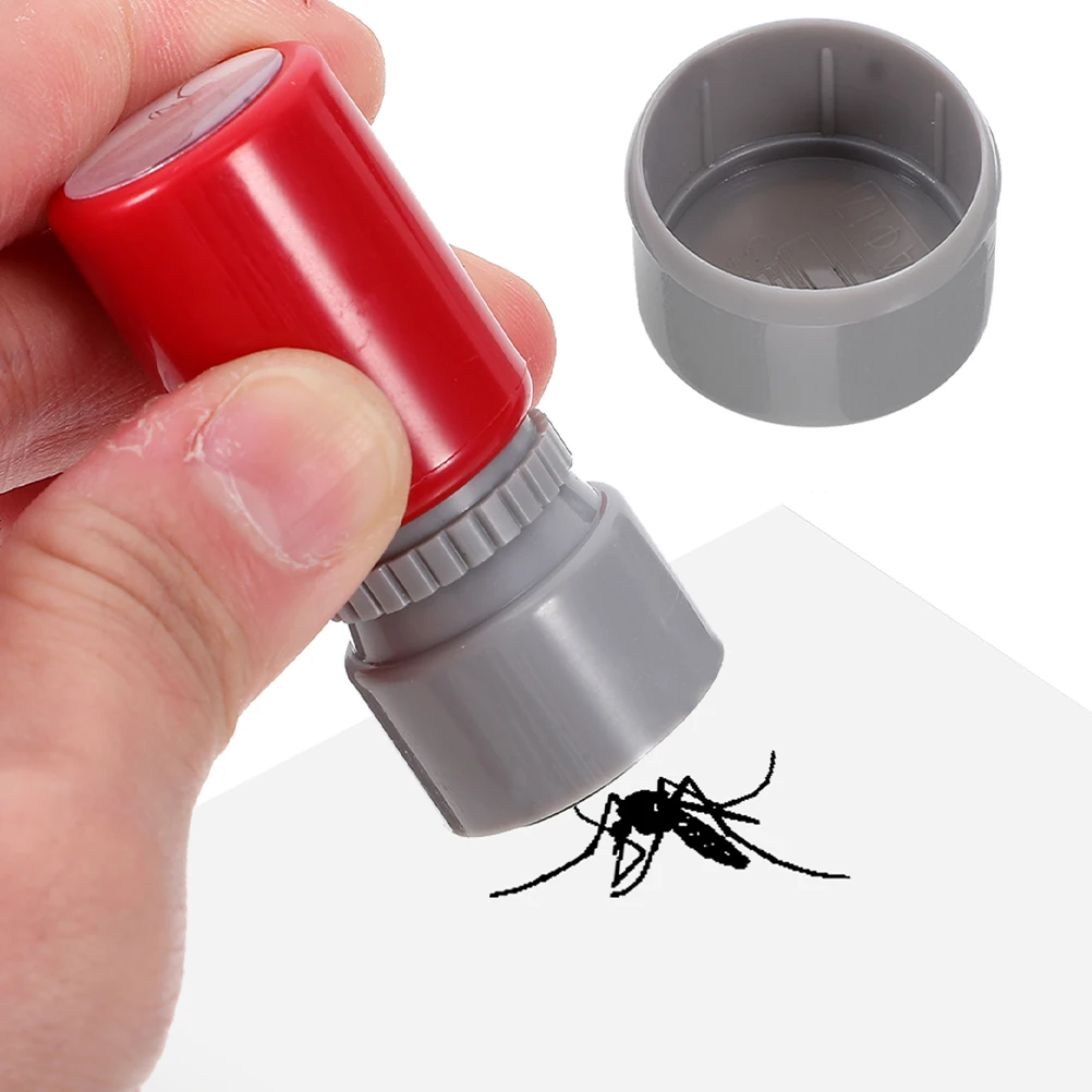 

2 шт., штамп от комаров, креативный мультяшный штамп с насекомыми, забавный реквизит для розыгрыша, портативный мини-инструмент для штамповки для школы, офиса, рукоделия