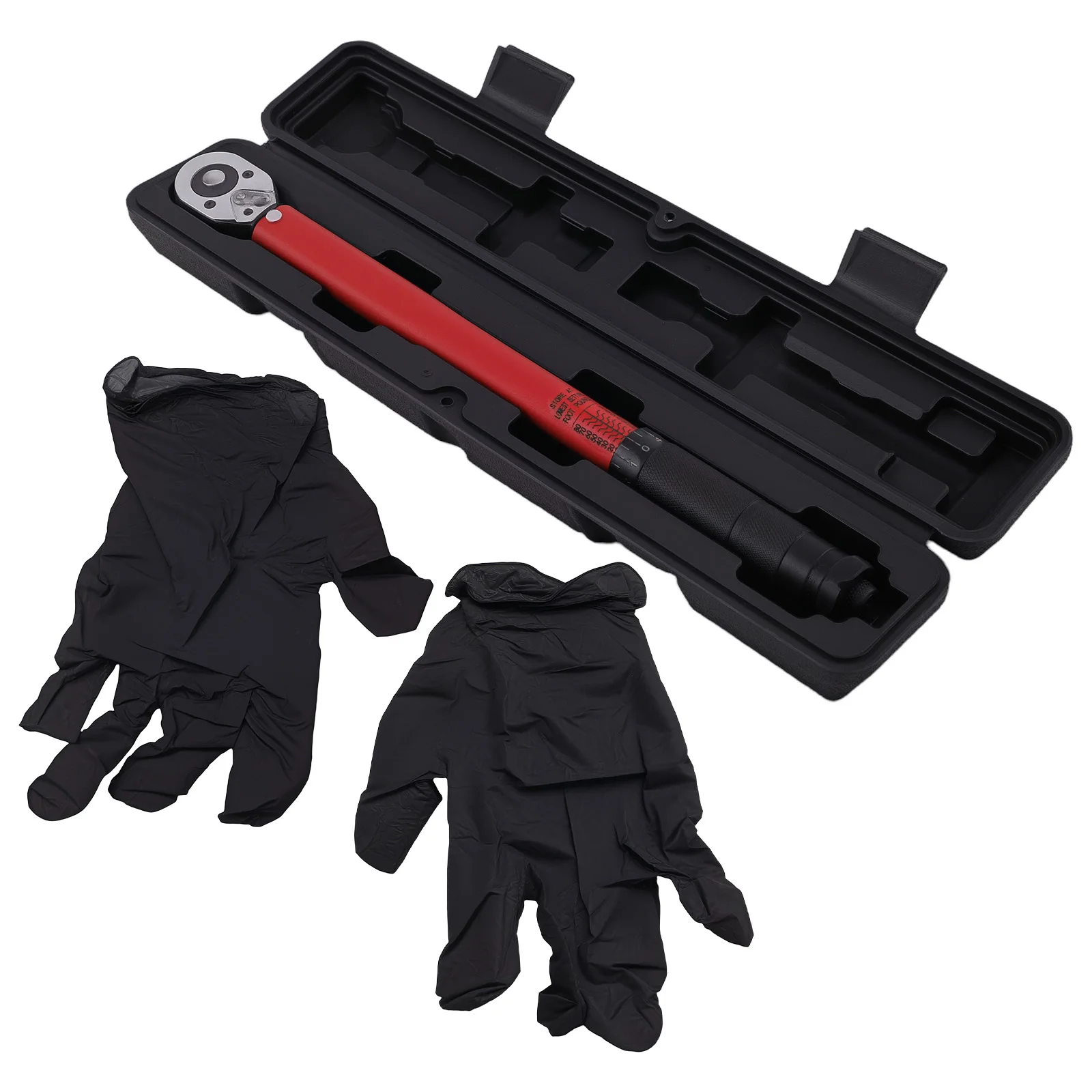 

Torque Wrench 3/8" Drive 10-80 Ft-Lb with Case Chrome Vanadium & Gloves