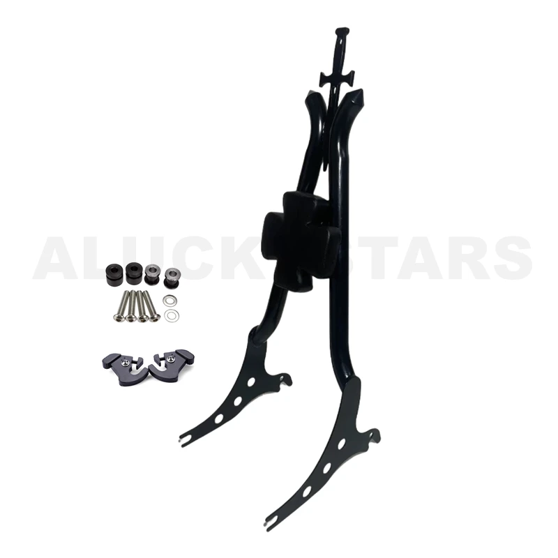 مسند ظهر للركاب سريع التفكيك سيسي بار لدراجة Harley Softail Fat Boy Low Rider S ST Street Bob 18-24 اندلاع 13-24